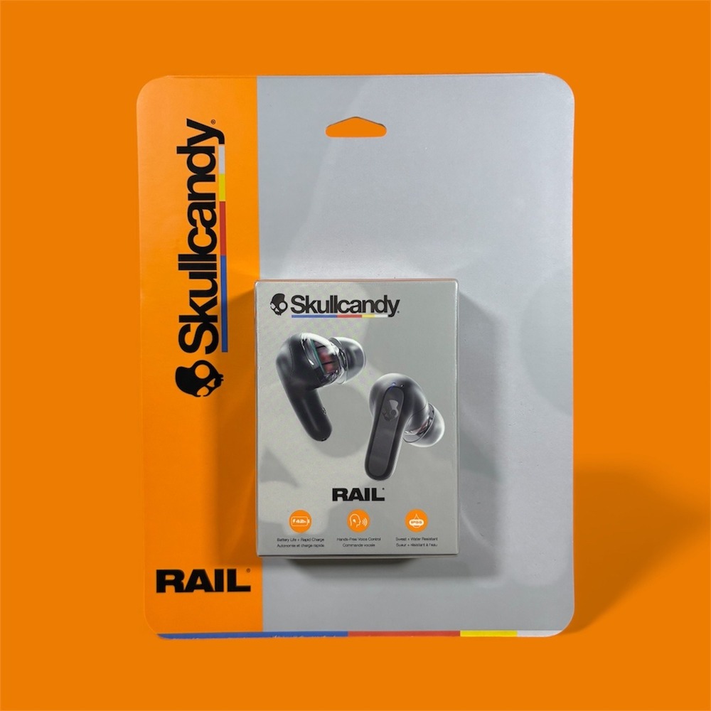 Skullcandy - Rail - True‎ Wireless Earbuds - Black